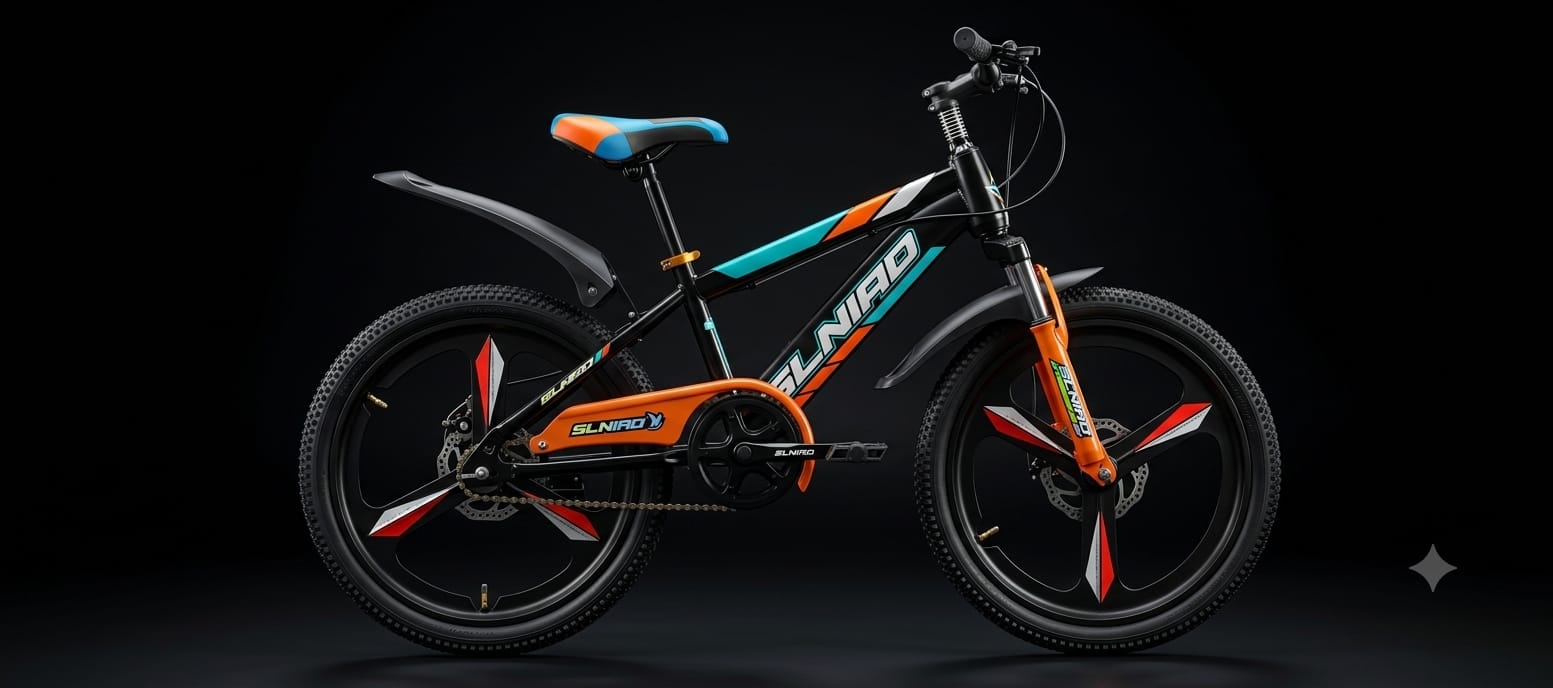 GLNIAO Kids Sport Bicycle with 3-Spoke Mag Wheels & Disc Brakes — image 1