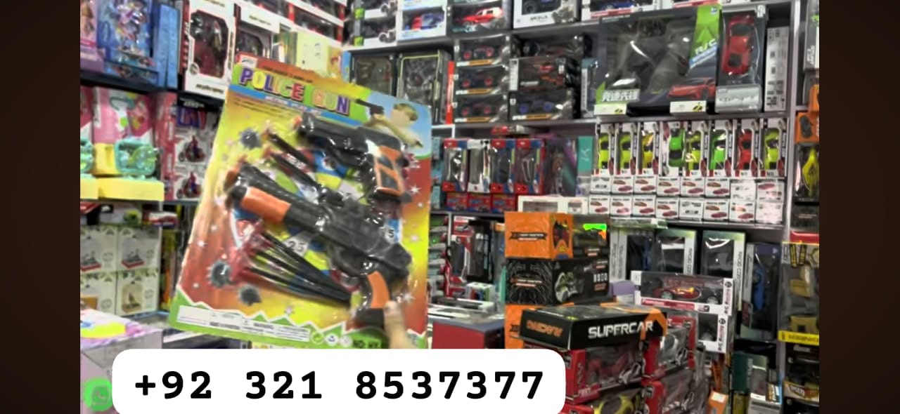 Police Gun Action Play Set with Darts (Blister Card) — image 1