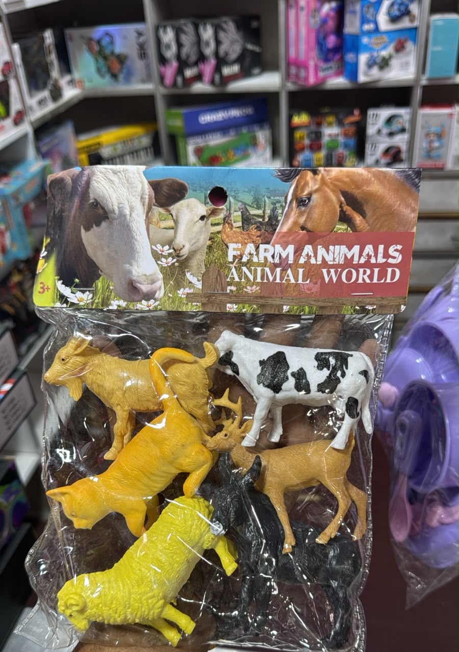 Farm Animals / Animal World Plastic Figures Set (3+) — image 1