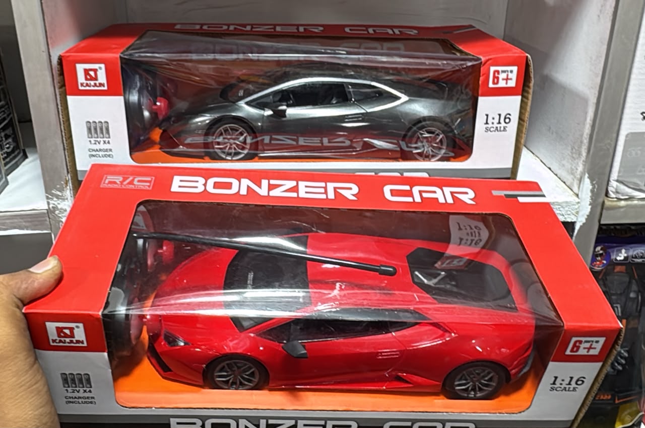 KaiJun Bonzer Car R/C Supercar (1:16 Scale - Assorted Grey / Red / 6+) — image 1