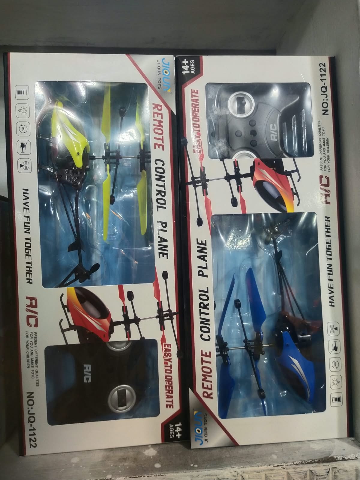 Ji Qun Toys Remote Control Helicopter / Plane (Model No: JQ-1122 Assorted Colors) — image 1